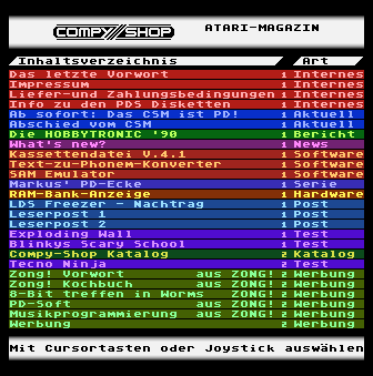 CSM 05-1990 Inhalt